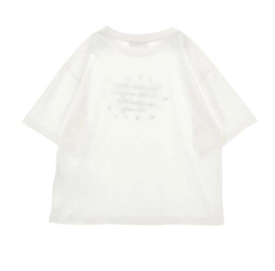 26SS [키즈] 모나리자 티셔츠 49G604 7002 0150 White - MONNALISA