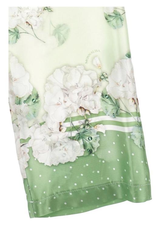 26SS [키즈] 모나리자 스트레이트 팬츠 71G403 7668 0020 Lime - MONNALISA