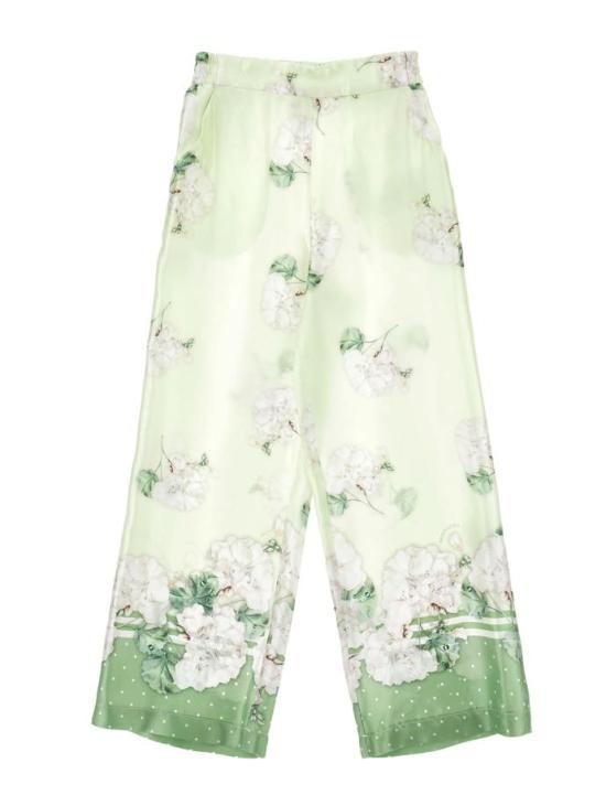 26SS [키즈] 모나리자 스트레이트 팬츠 71G403 7668 0020 Lime