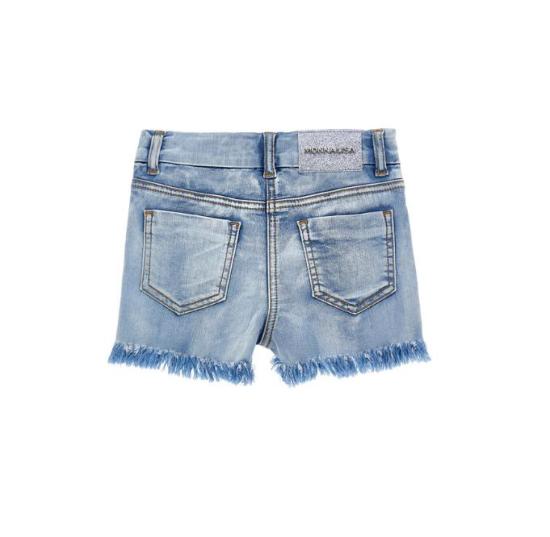 26SS [키즈] 모나리자 쇼츠/버뮤다 19G416 7013 0062 Blue - MONNALISA