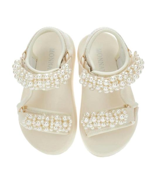 26SS [키즈] 모나리자 샌들 8CG012 7700 0001 White - MONNALISA