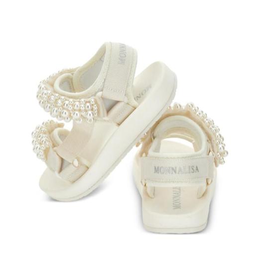 26SS [키즈] 모나리자 샌들 8CG012 7700 0001 White - MONNALISA