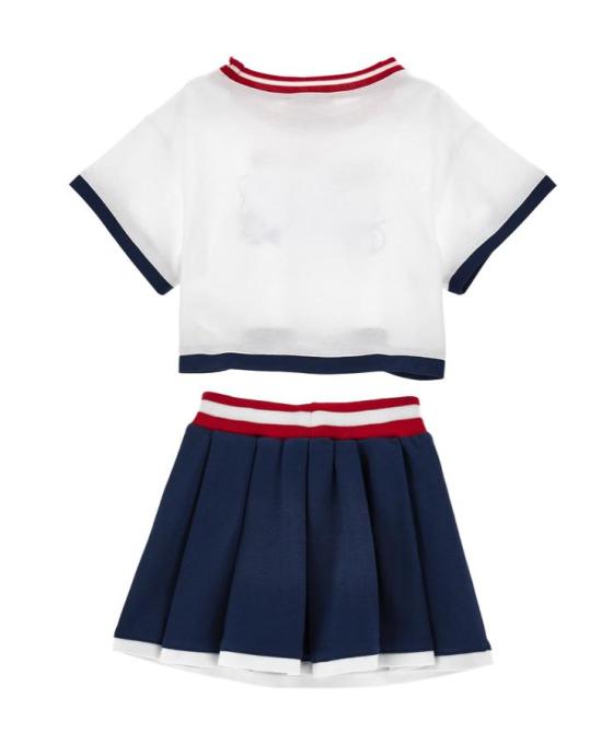 26SS [키즈] 모나리자 캐주얼 세트 19G502 7006 9956 White - MONNALISA