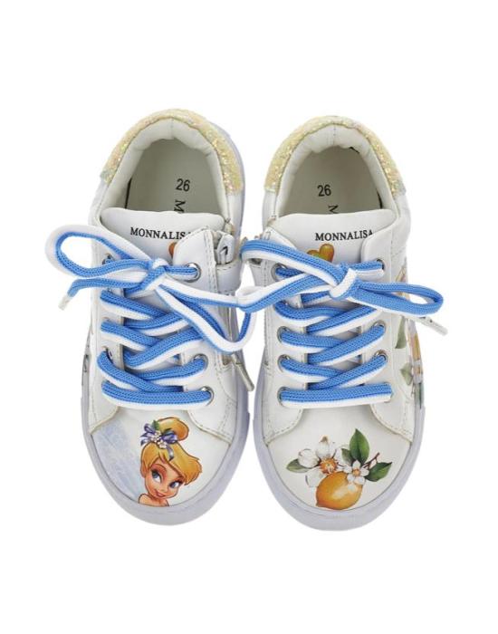 26SS [키즈] 모나리자 스니커즈 8CG006 7705 9914 White - MONNALISA