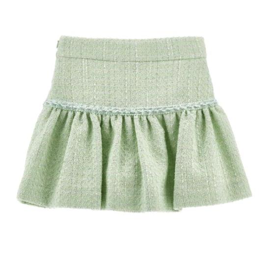 26SS [키즈] 모나리자 스커트 71G703 7312 2075 Green - MONNALISA