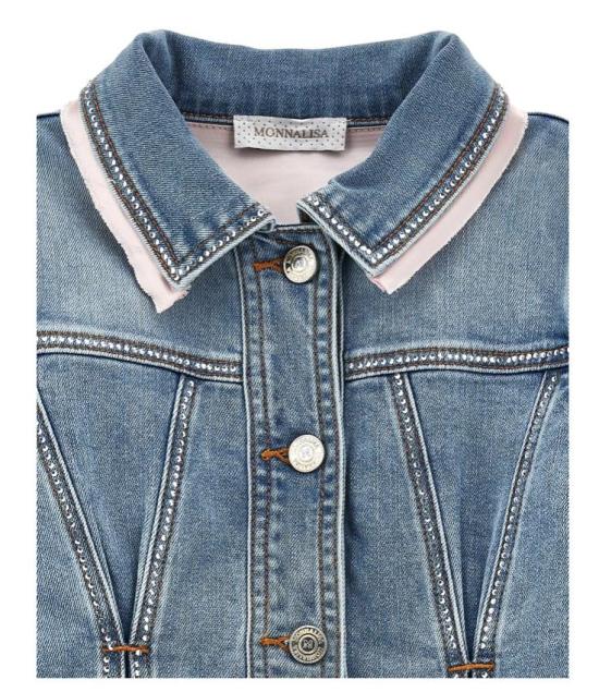 26SS [키즈] 모나리자 자켓 79G100 7015 6291 Blue - MONNALISA
