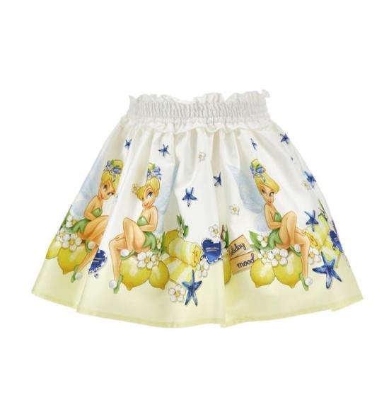 26SS [키즈] 모나리자 스커트 11G705 7626 9914 White yellow