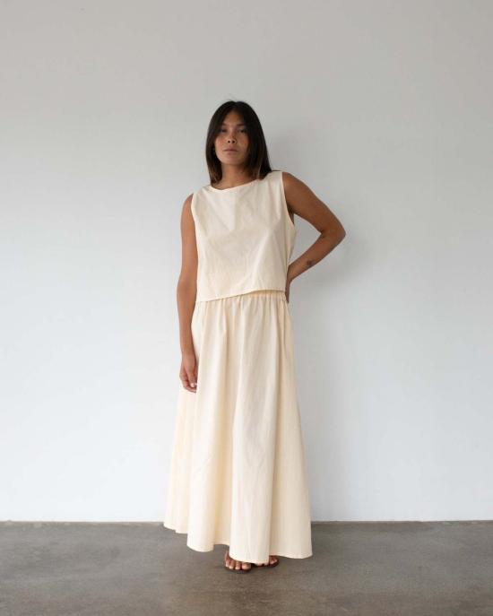  Honest Cotton 롱 스커트 어니스트 코튼 팔머 스커트 - OTHER BRANDS