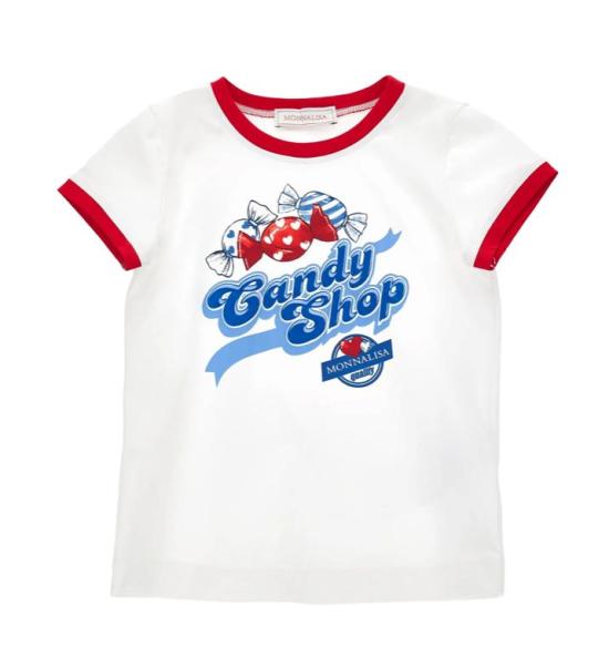 26SS [키즈] 모나리자 티셔츠 11G610 7201 9944 White