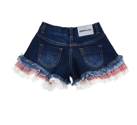 26SS [키즈] 모나리자 쇼츠/버뮤다 19G401 7015 0055 Blue - MONNALISA