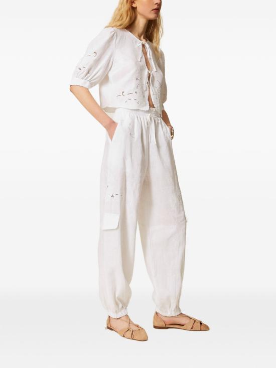 26SS 트윈셋 트레이닝/조거 팬츠 261TT2121 00001 White - TWINSET