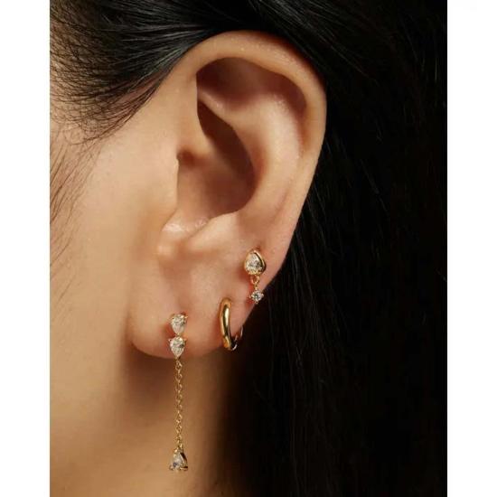  롤라 이어링 퀸 스터드 귀걸이 - LOLA