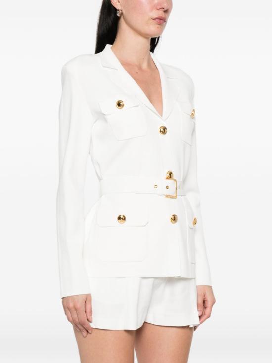 26SS 엘리자베타프랜치 스웨터 MK10B62E2 360 Ivory - ELISABETTA FRANCHI