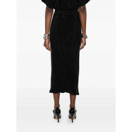 마르지엘라 미디 스커트 메종  스커트 블랙 - MAISON MARGIELA