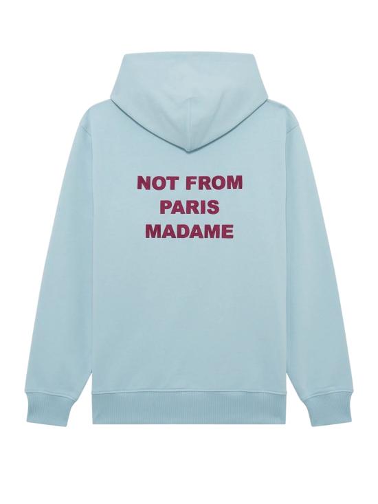 26SS 드롤드무슈 후드 티셔츠 KHO168 CO127LIGHTBLUE Clear Blue - DROLE DE MONSIEUR