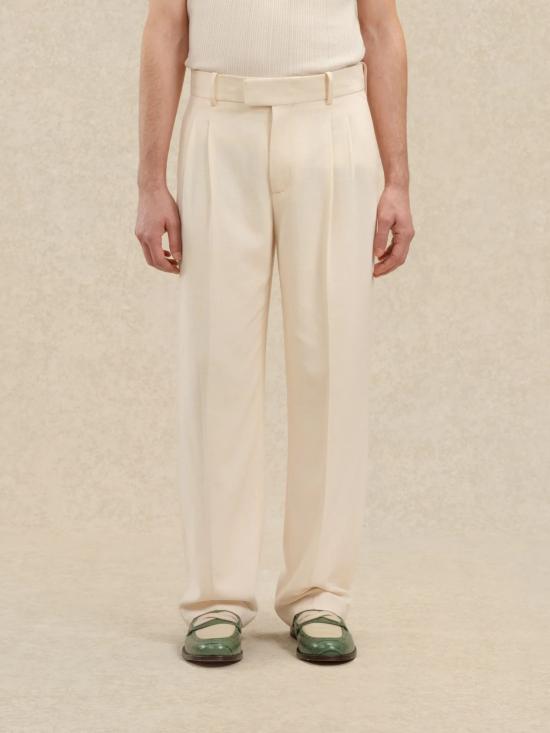 26SS 드롤드무슈 스트레이트 팬츠 KBP165 VI029OFFWHITE White - DROLE DE MONSIEUR