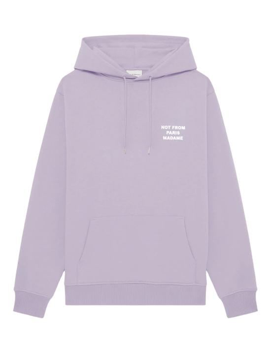 26SS 드롤드무슈 후드 티셔츠 KHO162 CO127LAVANDER Purple
