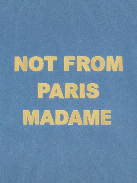 26SS 드롤드무슈 후드 티셔츠 KHO162 CO127ATLANTICBLUE Blue - DROLE DE MONSIEUR