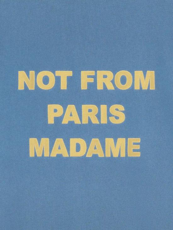 26SS 드롤드무슈 후드 티셔츠 KHO162 CO127ATLANTICBLUE Blue - DROLE DE MONSIEUR