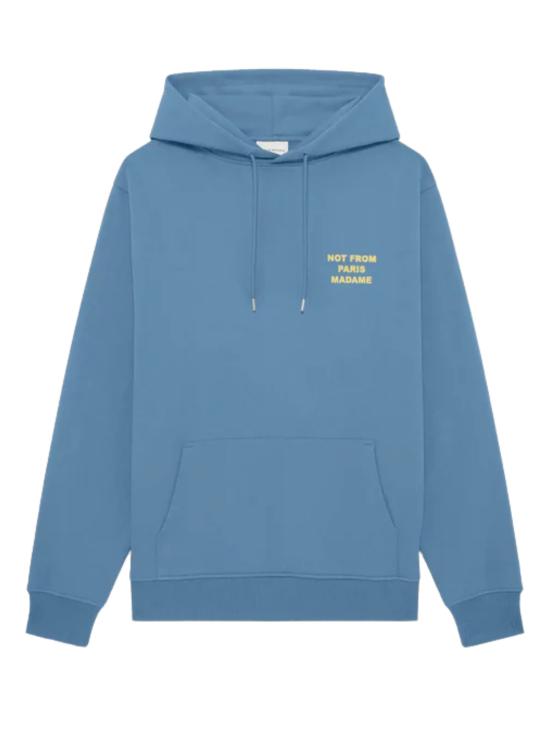 26SS 드롤드무슈 후드 티셔츠 KHO162 CO127ATLANTICBLUE Blue