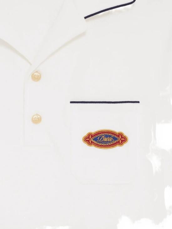 26SS 드롤드무슈 반팔 티셔츠 KPL165 CO264OFFWHITE White - DROLE DE MONSIEUR