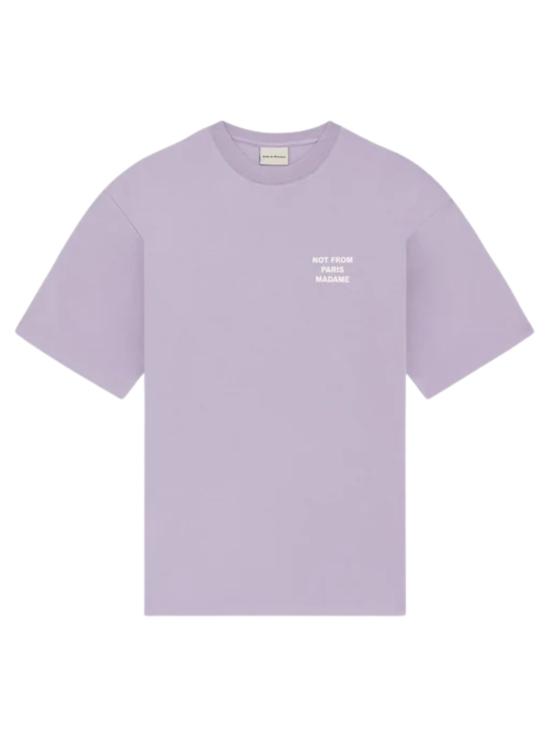26SS 드롤드무슈 반팔 티셔츠 KTS203 CO002LAVANDER Purple