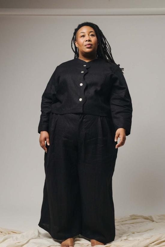  파뮤트 어패럴 스트레이트 팬츠 파무트 어패럴 USA 파워 린넨 세트 버블검/트루 블루 - PAMUT APPAREL