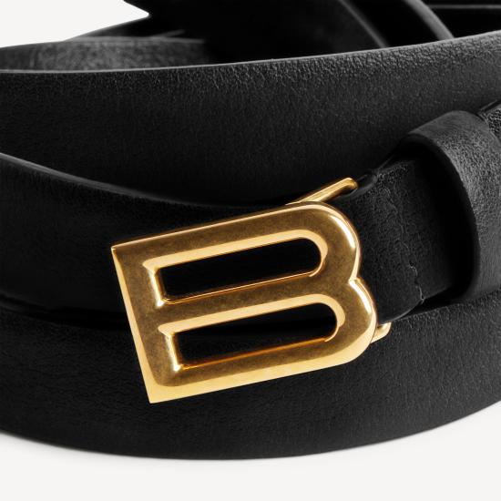 26SS 발렌시아가 레귤러 벨트 8687602ACKI1000 Black - BALENCIAGA