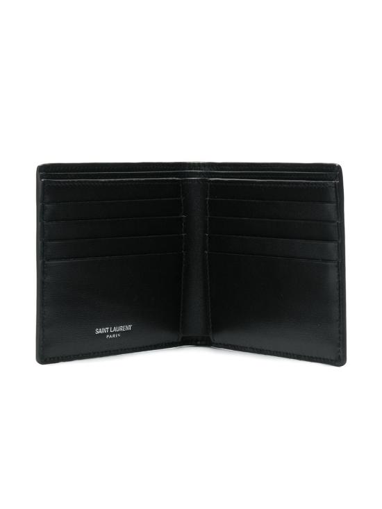 26SS 생로랑 모노그램 반지갑 4532760SX0E1000 Black - SAINT LAURENT