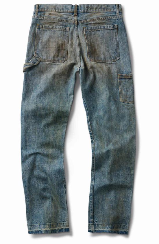  셰이퍼스 가먼트 호텔 데님 팬츠 샤퍼스 가먼트 호텔 디스트로이드 더블 프론트 진 - SCHAEFFERS GARMENT HOTEL