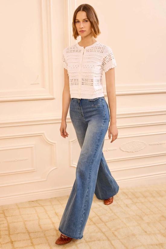  울라 존슨 가디건 아브리아나 아일렛 니트 - ULLA JOHNSON