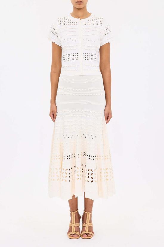  울라 존슨 가디건 아브리아나 아일렛 니트 - ULLA JOHNSON