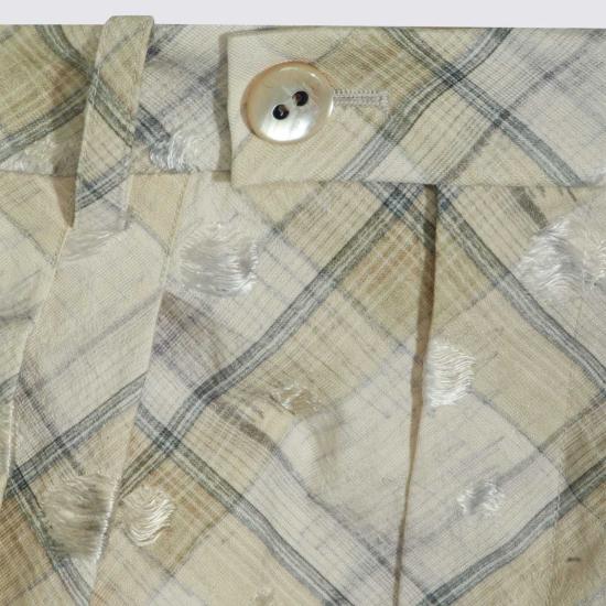  비비안웨스트우드 미디 스커트 비비안 웨스트우드 코튼  베이지 - VIVIENNE WESTWOOD