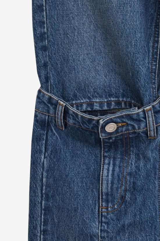  코페르니 데님 팬츠 오픈 니 진 블루 - COPERNI