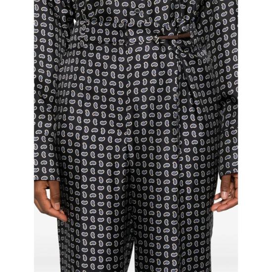  프라다 스트레이트 팬츠 팬츠 네이비 블루 - PRADA