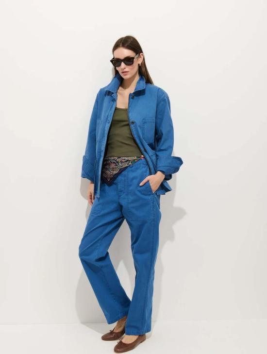  알렉스 밀 자켓 페인터 재킷 헤링본 워시드 코발트 - ALEX MILL