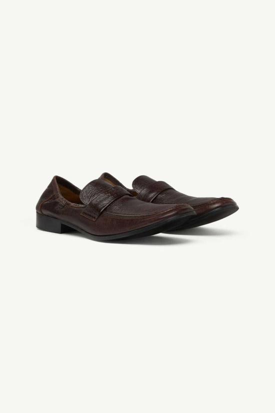  MM6 메종마르지엘라 로퍼 Mm6 메종 마르지엘라 스윙 토 가죽 - MM6 MAISON MARGIELA