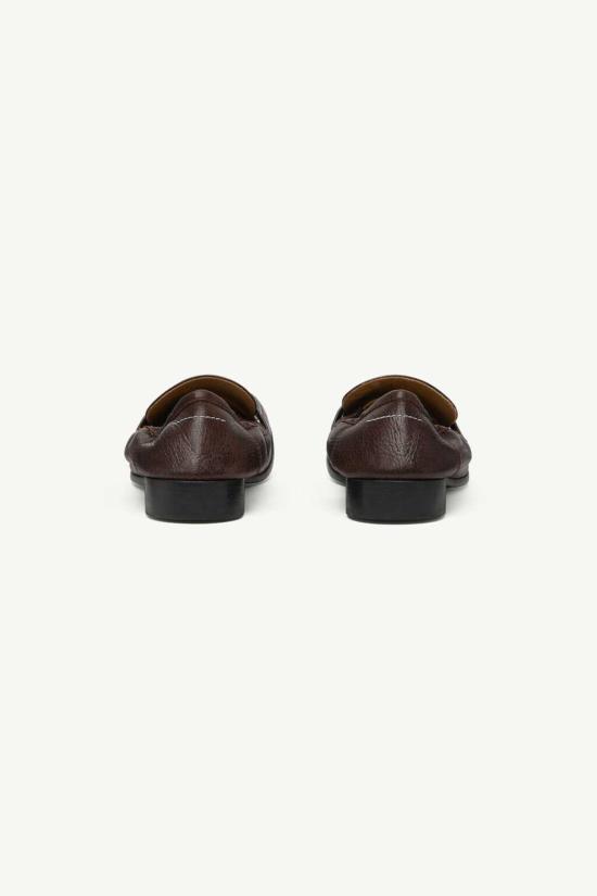  MM6 메종마르지엘라 로퍼 Mm6 메종 마르지엘라 스윙 토 가죽 - MM6 MAISON MARGIELA