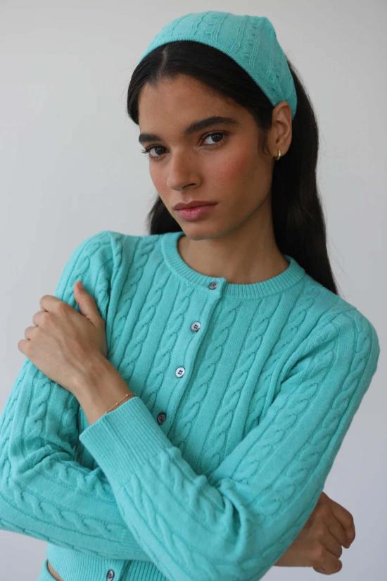  칼라한 머플러/스카프 캘러핸 발레리 헤드스카프 카프리 블루 - CALLAHAN