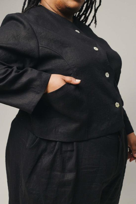  파뮤트 어패럴 자켓 Pamut Apparel Usa 웨이브 재킷 리넨 - PAMUT APPAREL