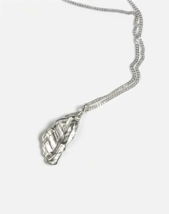  레이어스 목걸이/팬던트 실버 암석층 펜던트 스트라타 목걸이 - LLAYERS