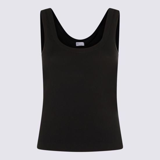  브루넬로 쿠치넬리 민소매 티셔츠 Brunello Cucinelli 코튼 탱크탑