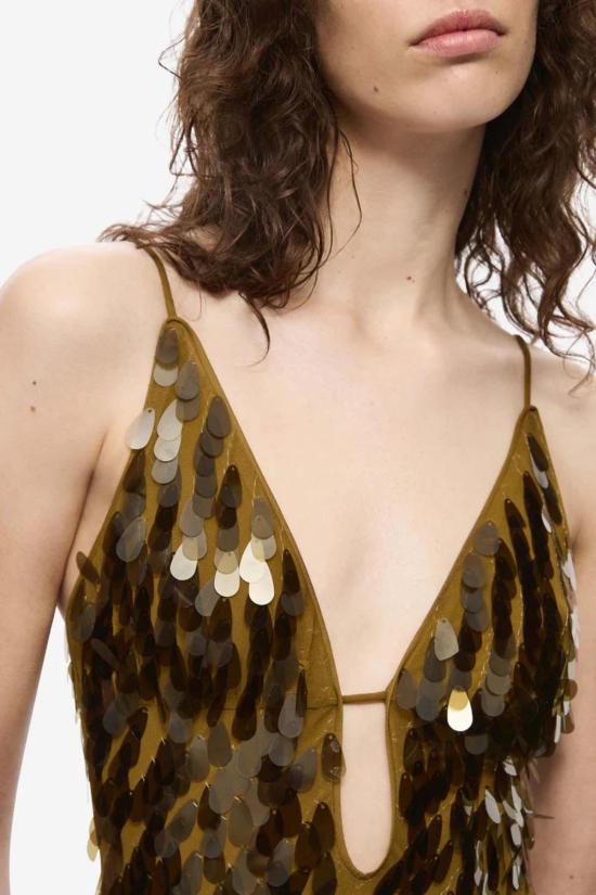  더 엔케이씨 스토어 롱 원피스 NKC 스토어 사파이어 스팽글 드레스 - The NKC Store