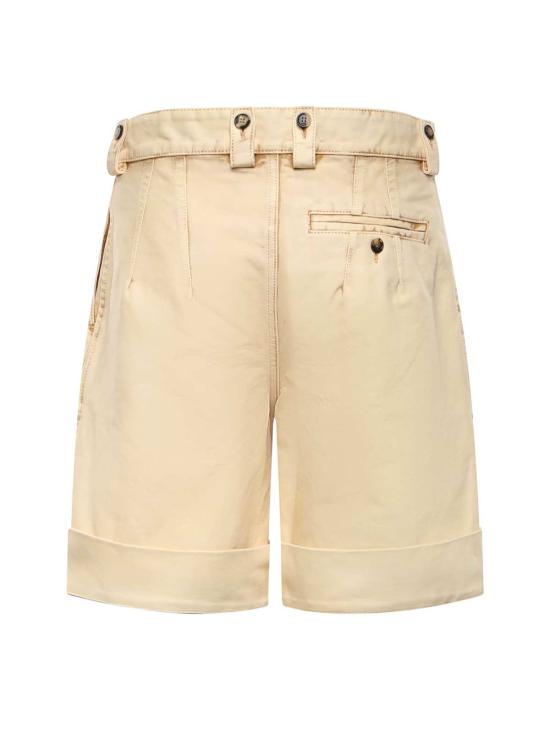  로에베 숏팬츠 코튼 커프스 쇼츠 베이지 - LOEWE