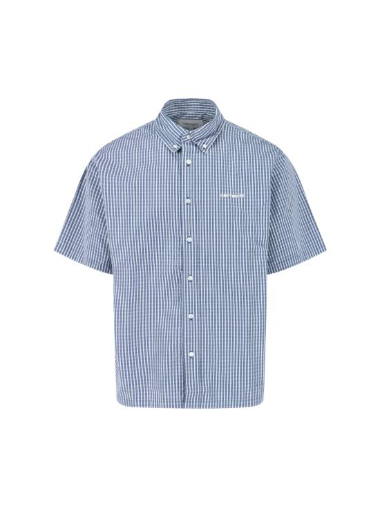 26SS 칼하트 WIP 숏슬리브 그로프 셔츠 I036191 3Q4XX Blue