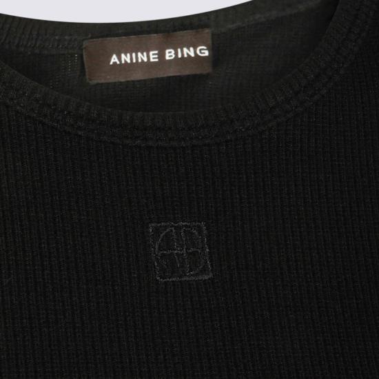  애니빙 민소매 티셔츠 아니네 빙 탱크탑 블랙 - ANINE BING