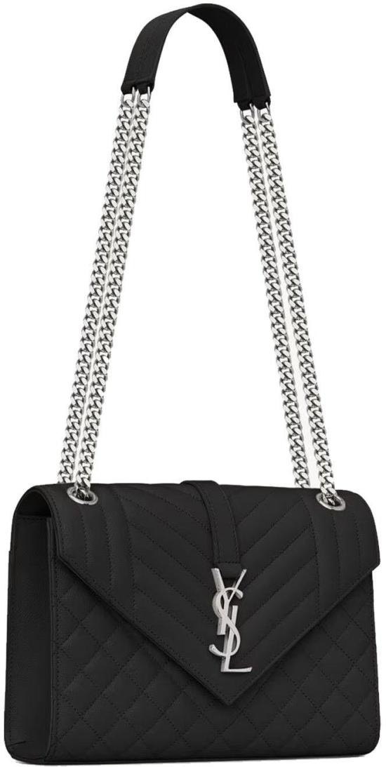  생로랑 엔벨로프 미디움 백 600185BOW921000 BLACK - SAINT LAURENT