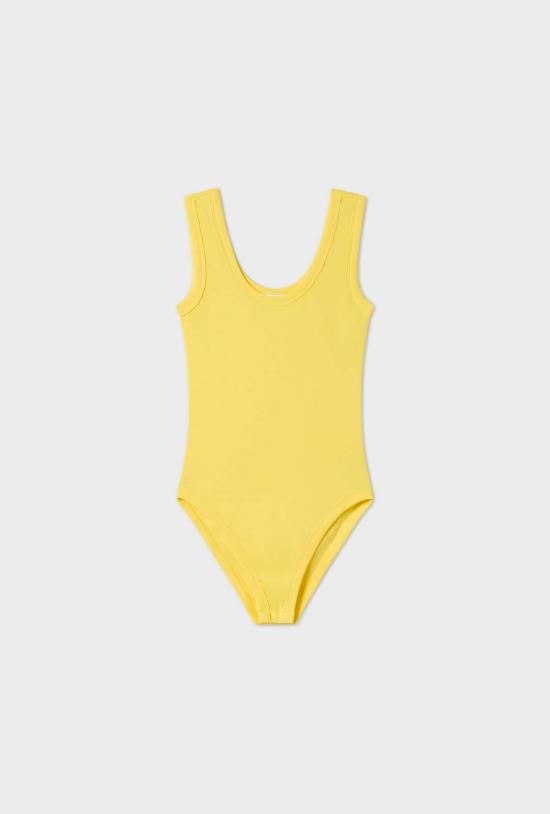  실크 런드리 바디수트 티셔츠 바디수트 탱크 티타네이트 - SILK LAUNDRY