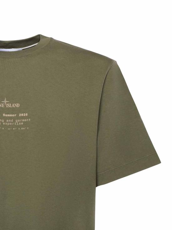 26SS 스톤 아일랜드 반팔 티셔츠 L1S15 2100001 S0285 V005G MILITARY GREEN DOM - STONE ISLAND