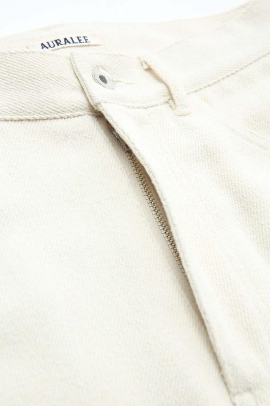  오라리 데님 팬츠 오랄리 실크 넵  5 P 와이드 팬츠 - AURALEE